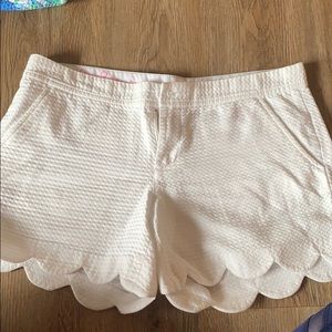 Lily Pulitzer white buttercup shorts